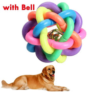 Rainbow Pet Bell Ball