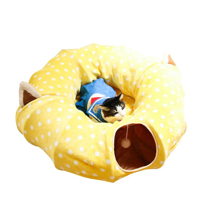 Cat Bed With Tunnel